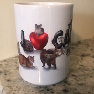 I ❤️ Cats mug by cafe press